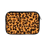 Orange Leopard Jaguar dots Apple iPad Mini Zipper Cases Front