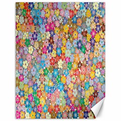 Floral Flowers Canvas 12  X 16  by artworkshop