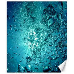 Bubbles Water Bub Canvas 8  X 10  by artworkshop