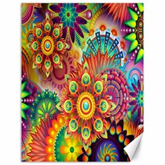 Mandalas Colorful Abstract Ornamental Canvas 12  X 16  by artworkshop