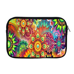 Mandalas Colorful Abstract Ornamental Apple Macbook Pro 17  Zipper Case by artworkshop