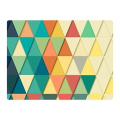 Geometric Double Sided Flano Blanket (mini)  by nate14shop