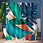 Leaves Tropical Exotic Shower Curtain 60  x 72  (Medium)  60 x72  Curtain