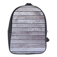 Wood Wooden Wall Wooden Boards Wall Boards Wall School Bag (xl) by artworkshop