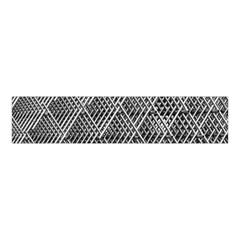 Grid Wire Mesh Stainless Rods Metal Velvet Scrunchie by artworkshop