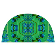 Vines Of Beautiful Flowers On A Painting In Mandala Style Anti Scalding Pot Cap by pepitasart