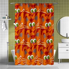 Animals Pet Cats Shower Curtain 48  X 72  (small)  by artworkshop