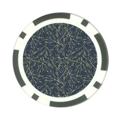 Nature Twigs Poker Chip Card Guard by artworkshop