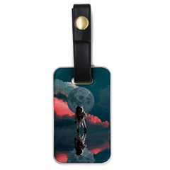 Astronaut-moon-space-nasa-planet Luggage Tag (one Side) by Jancukart