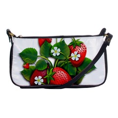 Strawberries-fruits-fruit-red Shoulder Clutch Bag by Jancukart