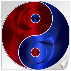 Yin Yang Eastern Asian Philosophy Canvas 20  X 20  by Jancukart