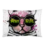 Black-cat-head Pillow Case (Two Sides) Front