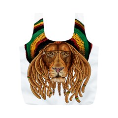 Lion Rastafari Full Print Recycle Bag (m) by Jancukart