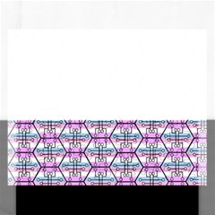 Hackers Town Void Mantis Hexagon Bigender Pride Flag Rectangular Jigsaw Puzzl by WetdryvacsLair