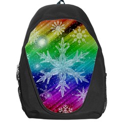 Christmas-snowflake-background Backpack Bag by Jancukart