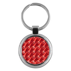 Sculpture-art-traffic-cones-plastic Key Chain (round) by Jancukart