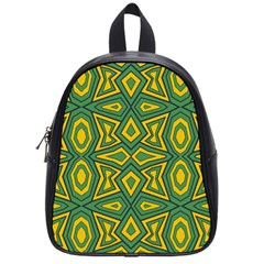 Abstract Pattern Geometric Backgrounds School Bag (small) by Eskimos