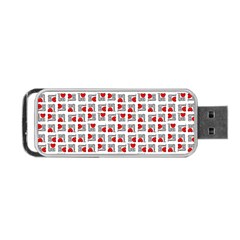 Spanish Love Phrase Motif Pattern Portable Usb Flash (two Sides) by dflcprintsclothing