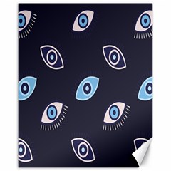 Eyes Evil Eye Blue Pattern Design Canvas 16  X 20  by artworkshop