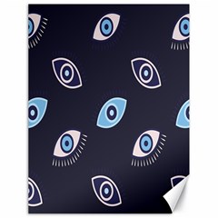 Eyes Evil Eye Blue Pattern Design Canvas 18  X 24  by artworkshop