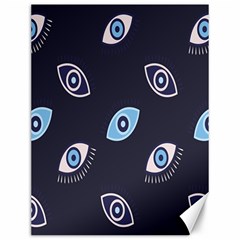 Eyes Evil Eye Blue Pattern Design Canvas 12  X 16  by artworkshop