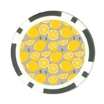 Lemon Pattern Poker Chip Card Guard Back