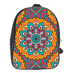 Mandala Spirit School Bag (large) by zappwaits