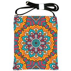 Mandala Spirit Shoulder Sling Bag by zappwaits