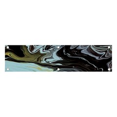 Abstract Painting Black Banner And Sign 4  X 1  by nateshop