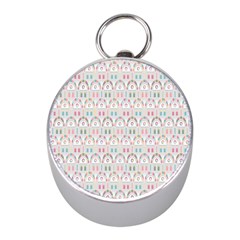 Seamless-pattern Mini Silver Compasses by nateshop