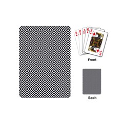 Square-black Playing Cards Single Design (mini) by nateshop