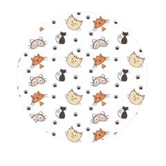 Cat Kitten Design Pattern Mini Round Pill Box (pack Of 5) by Sapixe