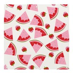 Pink Watermeloon Banner And Sign 4  X 4  by Sapixe