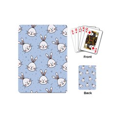 Rabbits Playing Cards Single Design (mini) by nateshop