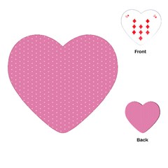 Seamless-pink Playing Cards Single Design (heart) by nateshop