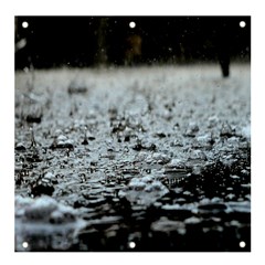  Rain Drops Water Liquid  Banner And Sign 4  X 4  by artworkshop