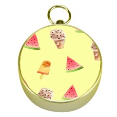 Ice-cream Gold Compasses by nateshop