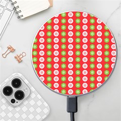 Festive Pattern Christmas Holiday Wireless Charger by Amaryn4rt