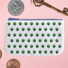 Aliens Ufo Fantasy Pattern Large Coin Purse by Wegoenart