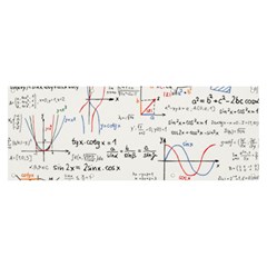 Math Formula Pattern Banner And Sign 8  X 3  by Wegoenart