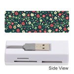 Flowering-branches-seamless-pattern Memory Card Reader (Stick) Front