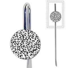 Black And White Leopard Print Jaguar Dots Book Mark by ConteMonfrey