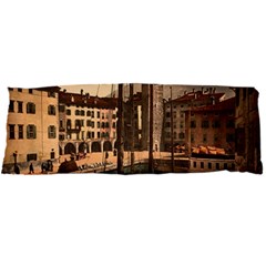  The Harbor, Riva, Lake Garda, Italy 1890-1900 Body Pillow Case Dakimakura (two Sides) by ConteMonfrey