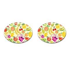 Seamless-fruit Cufflinks (oval) by nateshop