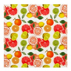 Citrus Fruit Seamless Pattern Banner And Sign 4  X 4  by Wegoenart