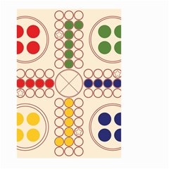 Ludo Game Large Garden Flag (two Sides) by Wegoenart