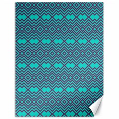 Chevron Zigzag Pattern Canvas 18  X 24  by Wegoenart