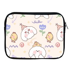 Chicken Dog Flower Sun Pattern Apple Ipad 2/3/4 Zipper Cases by Sudhe