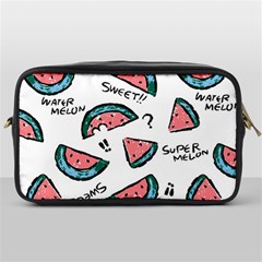 Illustration Watermelon Fruit Sweet Slicee Toiletries Bag (one Side) by Sudhe