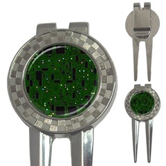 Board Conductors Circuits 3-in-1 Golf Divots by Jancukart